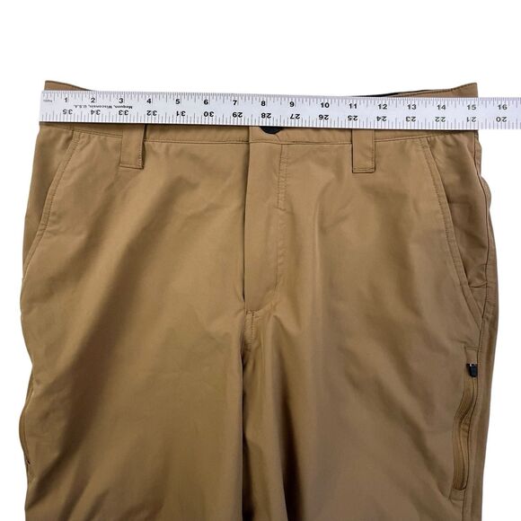 Orvis Tech Shorts Men's 30 Khaki Cargo Pocket Performance Hiking Stretch - Picture 12 of 15